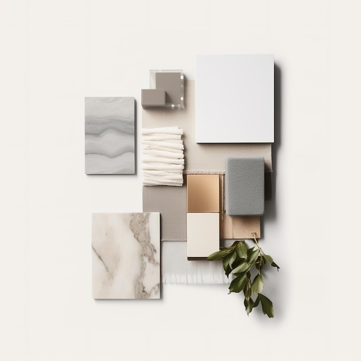 Foto innovative materialplatten