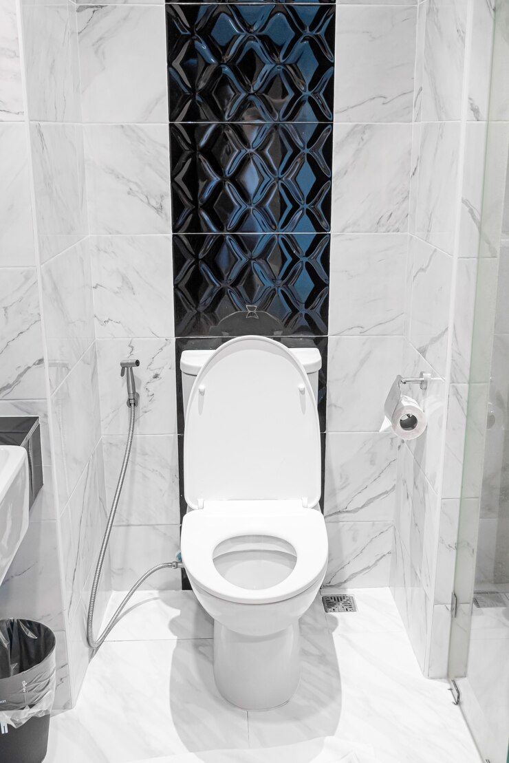 Foto inodoro en el baño