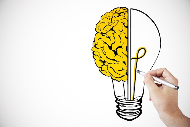 Inovação de ideias e cenário de brainstorm