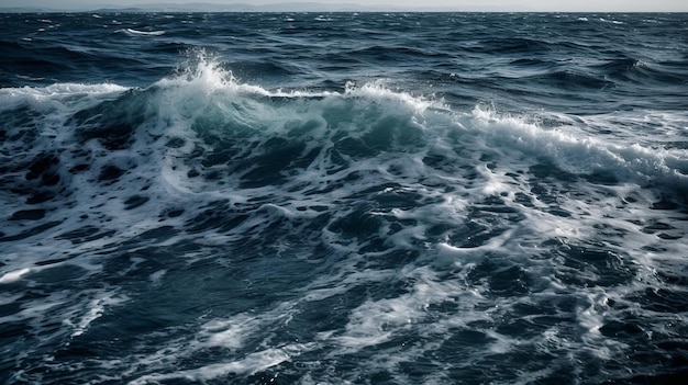 Insbesondere Punkt-für-Punkt-Foto Meerwasser Kreative Ressource AI generiert