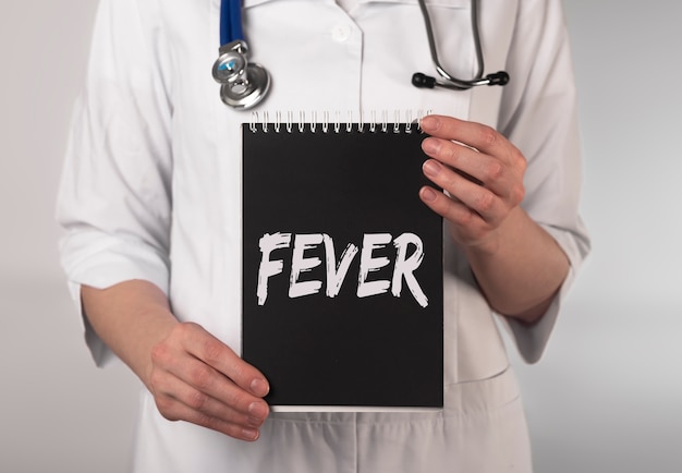 Inscrição de febre ou resfriado