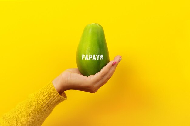 Inscripción de papaya