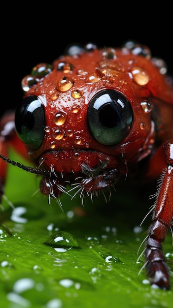 Foto insecto macro fotografía fauna biología insectos animales pequeños de cerca lluvia y gotas de rocío miniatura microbiología anatomía avispa escarabajo hormiga abeja araña