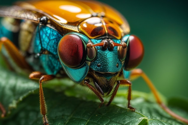 Insekt Makro Auge Wissenschaft Schönheit in der Natur