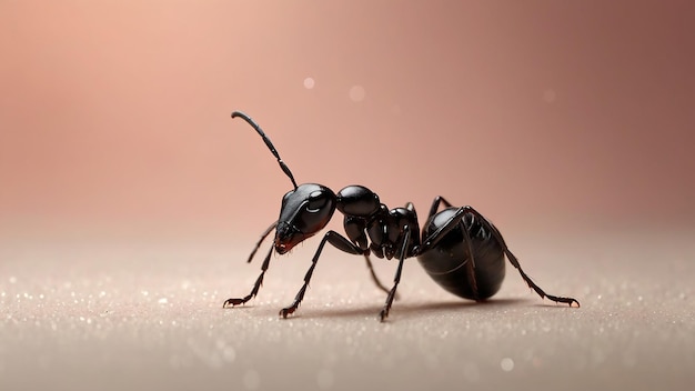 Insektant isoliert auf einem hellen Werbegrunde Kopierraum