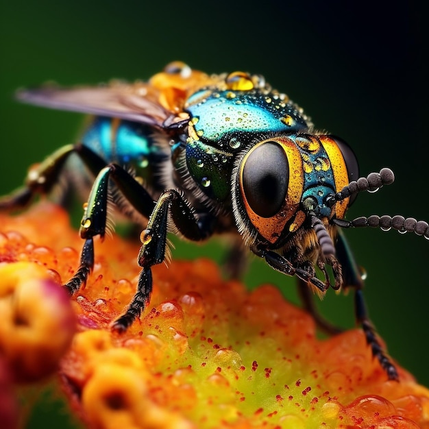 Insekten, Makrofliegen, Käfer, Natur, Tiere, Blätter, Nahaufnahme