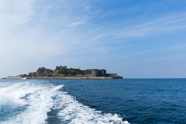 Insel Hashima in der Stadt Nagasaki