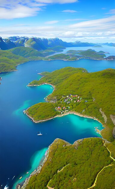 Foto insel norwegen