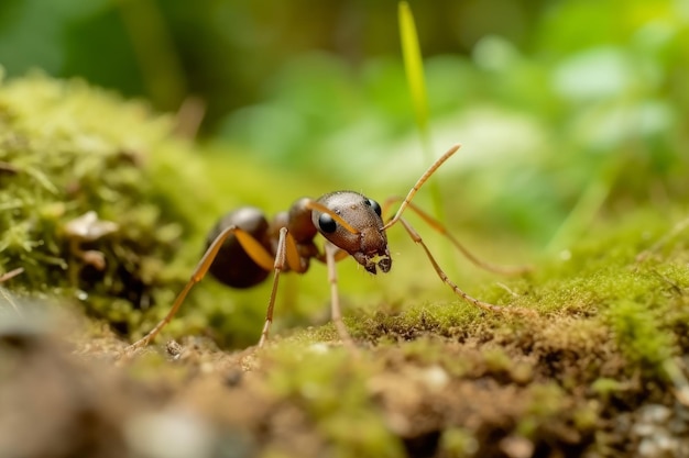 Inseto de formiga na floresta Gerar Ai