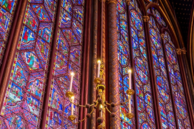 Inside Sainte Chapelle París, septiembre de 2017
