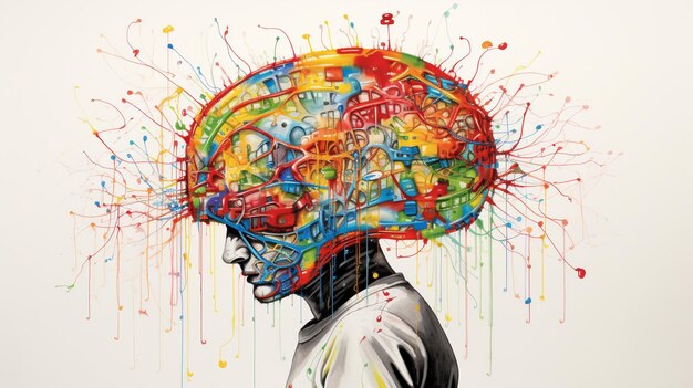 Insight into Neuroscience Research Imagem em aquarela