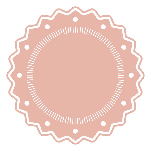 Insignia de época pegatina png fondo transparente