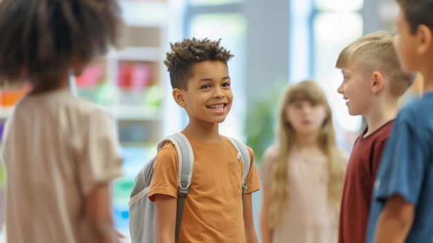 Foto insígnias digitais para escolas modernas