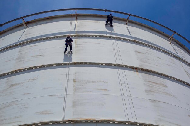 Inspecção de segurança da espessura do tanque de armazenamento de petróleo e gás