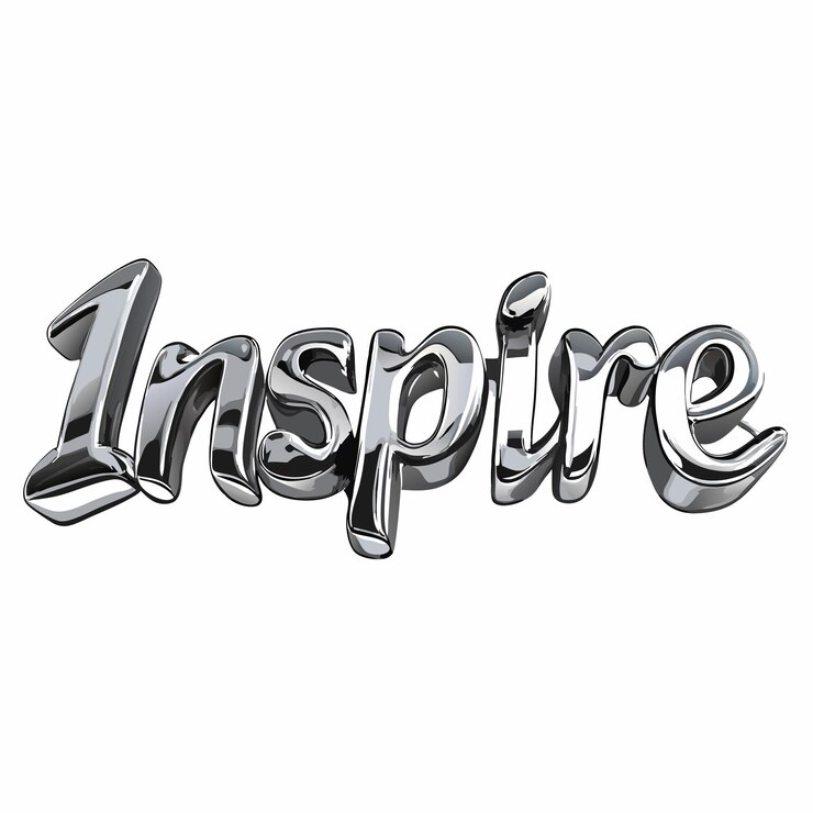 Foto inspira la grandeza la tipografía motivacional y edificante