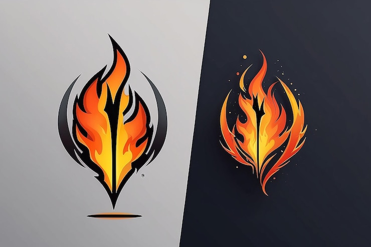 Foto inspiración para el diseño del logotipo de fire blade