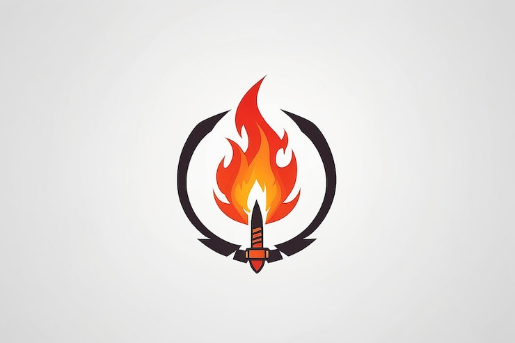 Foto inspiración para el diseño del logotipo de fire blade