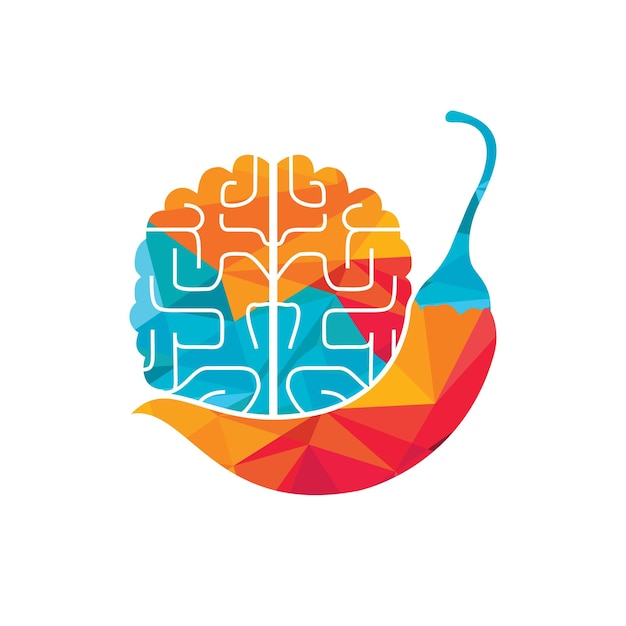 Inspiración en el diseño del logotipo vectorial de comida picante y picante de chili