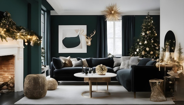 Inspiration für die Inneneinrichtung des Xmas Mood Boards