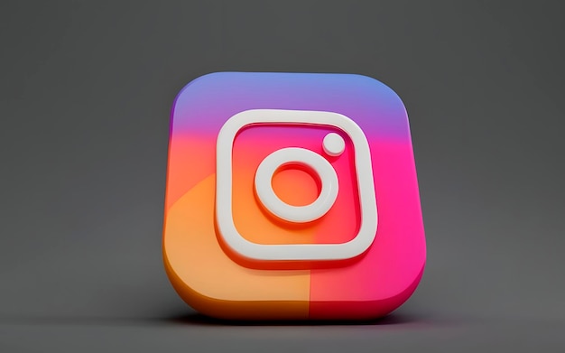 Instagram-Symbol 3D