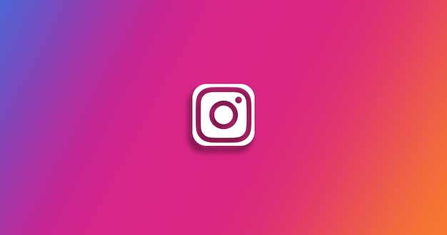 Instagram-Symbol, hochwertiger Hintergrundhintergrund