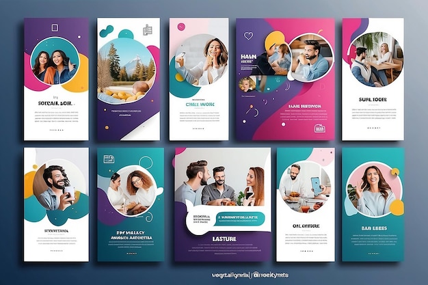 Instagram-Vorlagen für Social-Media-Geschichten