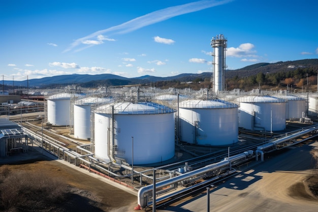 Instalación de almacenamiento de energía de hidrógeno IA generativa