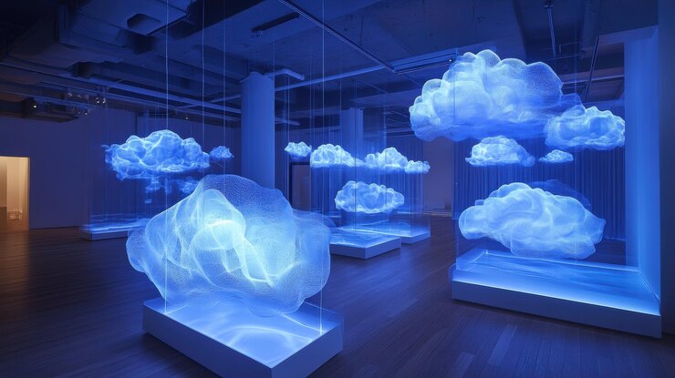 Instalación de encaje neural clínica estilo de interfaz de la nube cerebral por idea24club