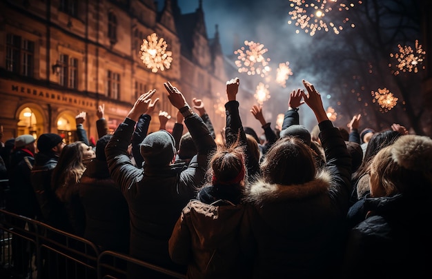 Una instantánea de los momentos alegres en el corazón de la felicidad de la celebración