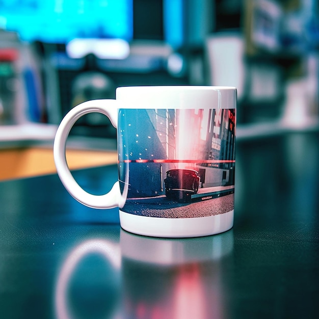 Foto instantánea de una taza de café