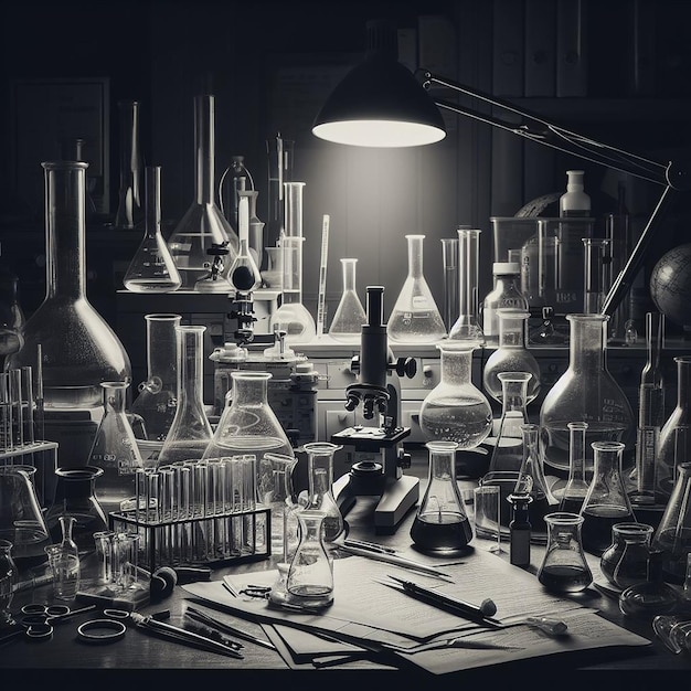 Foto instrumente eines laboratoriums