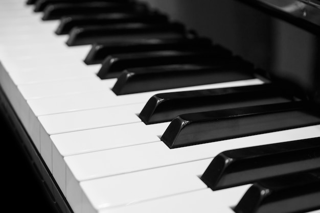 Instrumento musical de fundo do teclado de piano