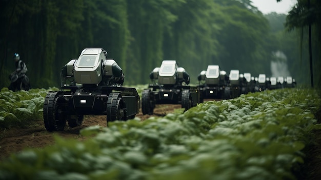 Integración revolucionaria de la tecnología robótica que optimiza las prácticas agrícolas en los campos