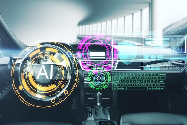 Inteligencia artificial y concepto de vehículo