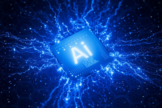 La inteligencia artificial conduce un coche El concepto de inteligencia artificial La inteligencia artificial hace que la tarea sea más fácil La inteligencia artificial en medicina Programación renderización 3D