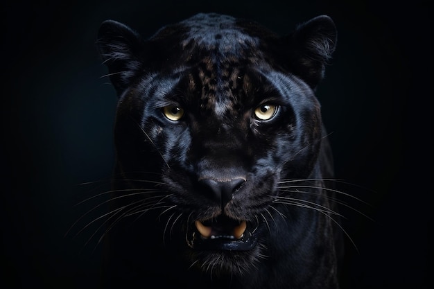 Inteligência Artificial Gerativa Panther Front View