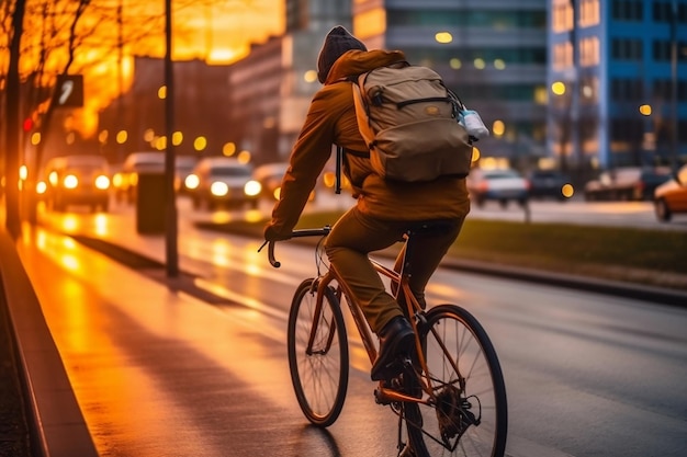 Inteligência Artificial Gerativa para Bicicletas Matutinas