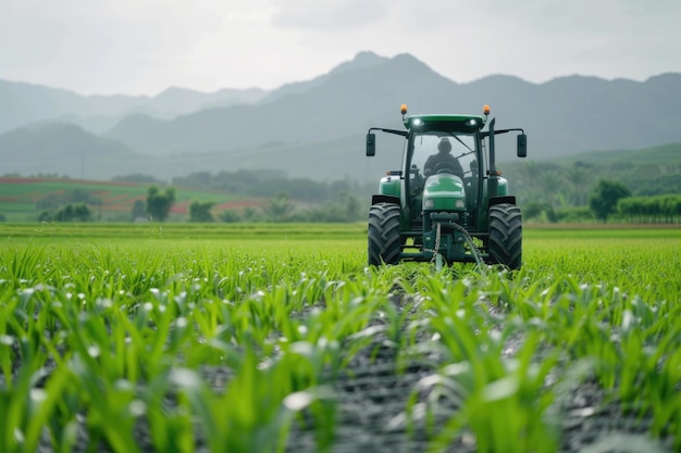 Inteligência artificial na agricultura Agricultura inteligente com controlo sem fios e precisão