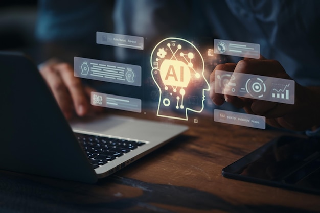 Inteligencia artificial pidiendo ayuda fondos automatizados grandes datos computación en la nube