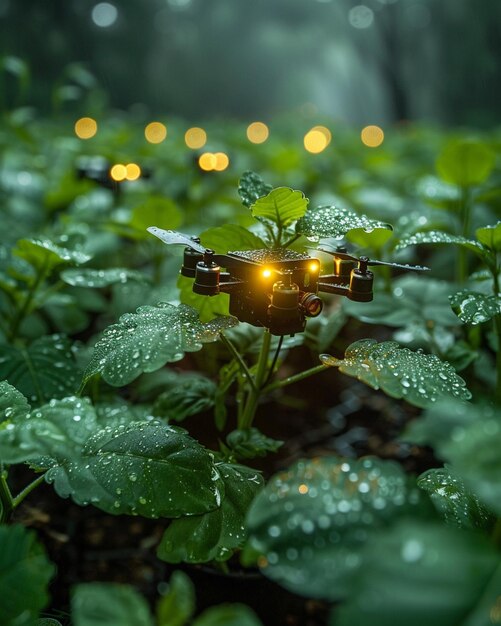 Intelligente landwirtschaftliche Sensoren erkennen frühe Anzeichen Hintergrund