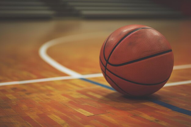 Un intenso juego de baloncesto en la arena