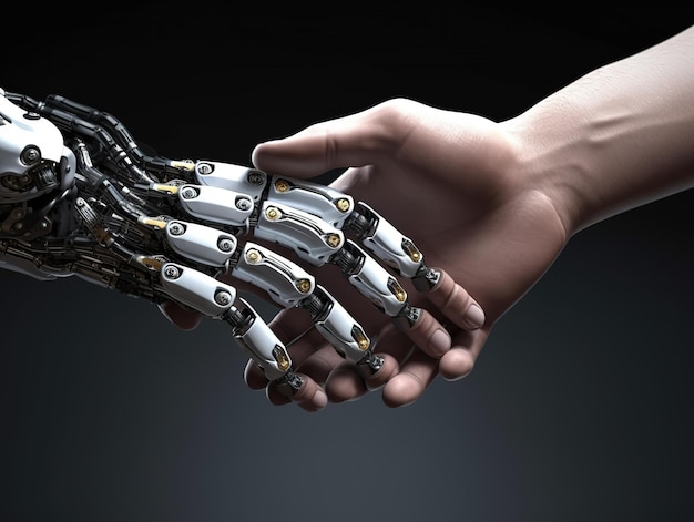La interacción del hombre con el robot y la industria laboral del futuro