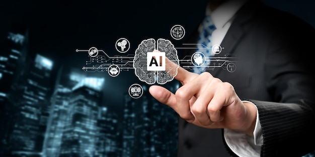 Interacción humana con la IA Inteligencia artificial Proceso cerebral generativo AI FaaS