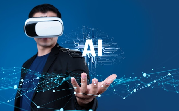 Interacción humana con la IA Inteligencia artificial Proceso cerebral generativo AI FaaS