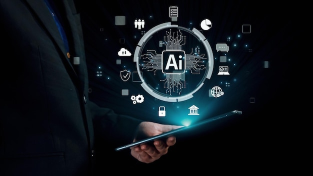 Interacción humana con la IA Inteligencia artificial Proceso cerebral generativo de la IA UUID