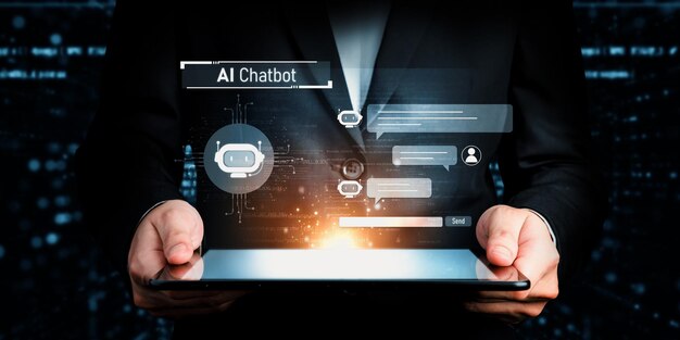 La interacción humana con la inteligencia artificial (IA) y el asistente virtual generativo (NLP)