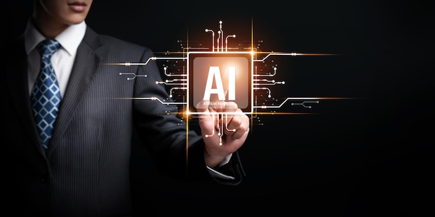 La interacción humana con la inteligencia artificial procesador cerebral generativo ai nlp