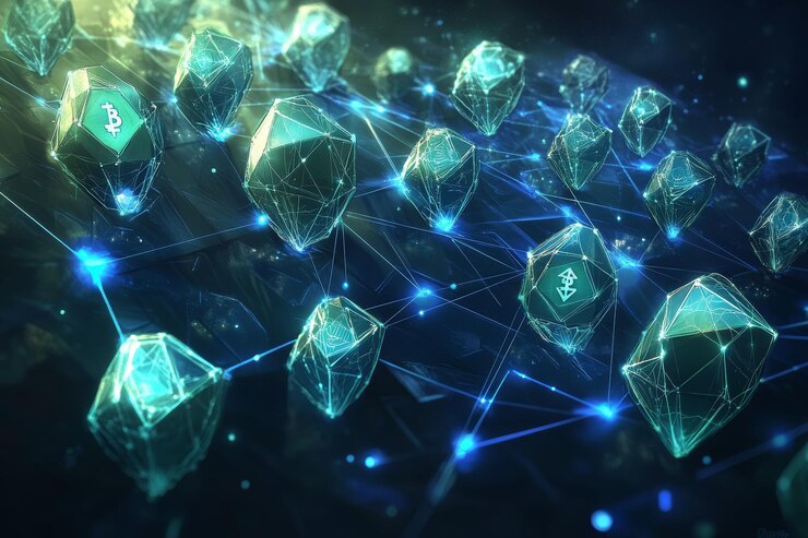 Foto intercambio de activos tokenizados tokenización de activos digitales
