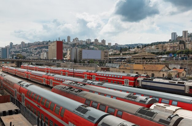 Intercity-Schienenzüge für Passagiere