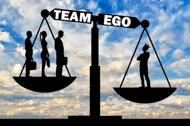 Los intereses de un empleado con un gran ego tienen prioridad sobre tres empleados. El concepto de problemas sociales como ego
